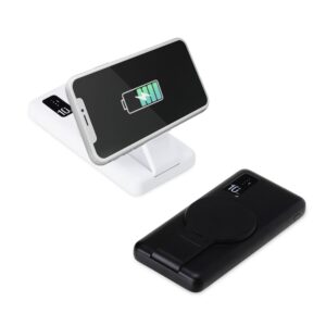05038 – Power Bank 10.000mAh com Carregamento via Indução ou via Cabo