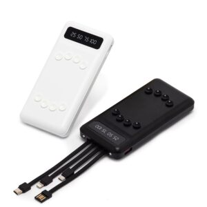 08009  – Power Bank 10.000mAh com Lanterna e Multissaídas